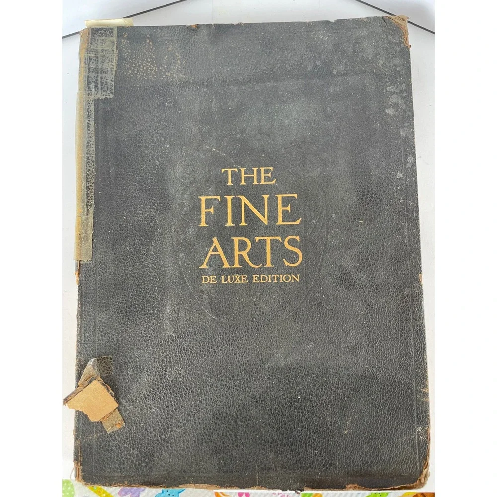 The Fine Arts De Luxe Edition 1907 National Art Society Antique Art History Book